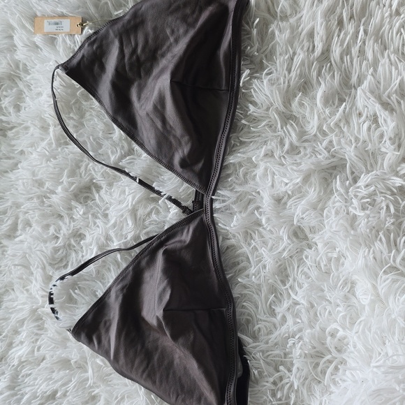 NWT Skims Wet Jersey Triangle Bralette COCOA size 4XL - Picture 5 of 12